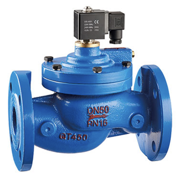 DG系列法蘭式（常閉型）電磁閥